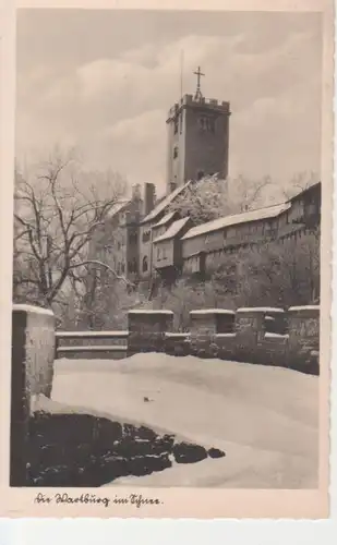 Eisenach Die Wartburg im Schnee ngl 96.151