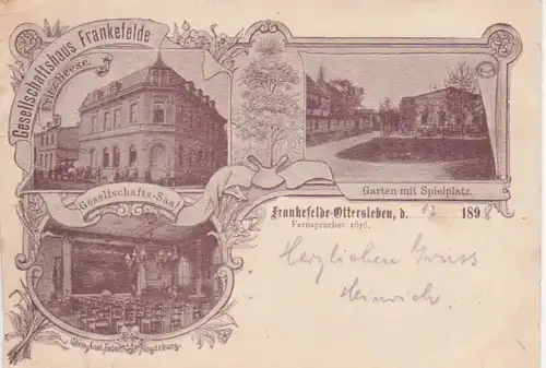 Frankefelde-Ottersleben Gesellschaftshaus gl1898 95.593
