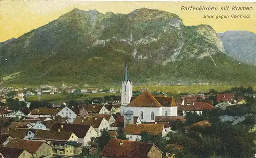 Partenkirchen Panorama mit Kramer ngl 128.067