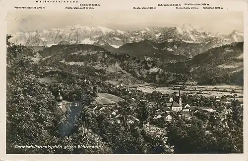 Garmisch-Partenkirchen Panorama gl1936 128.081