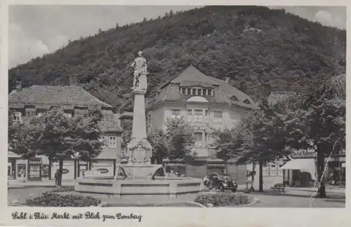 Suhl/Thür. Markt Domberg-Blick bahnpgl1942 96.191