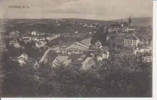 Weilburg a.L. Panorama feldpgl1917 95.322
