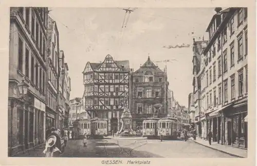 Gießen Marktplatz gl1922 95.341