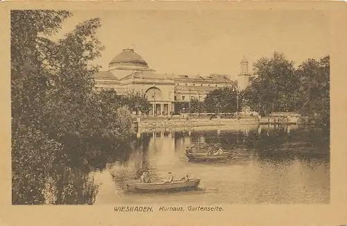 Wiesbaden Kurhaus Gartenseite ngl 130.182