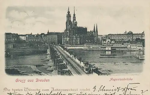 Dresden Augustusbrücke gl1904 127.402