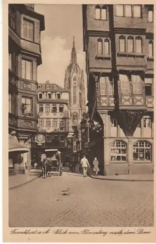 Frankfurt/M.Blick v.Römerberg z.Dom ngl B7123