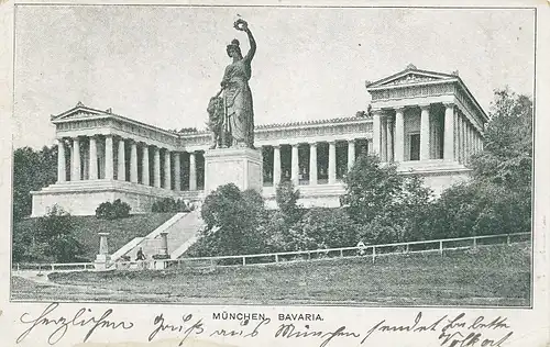 München Bavaria mit Ruhmeshalle gl1907 124.009