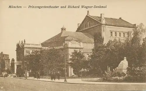 München Prinzregententheater und Denkmal ngl 123.834