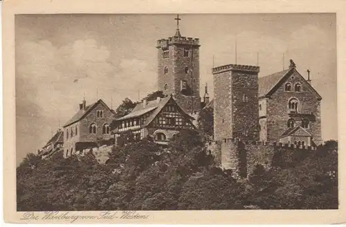 Eisenach Wartburg von Süd-Westen ngl B6885