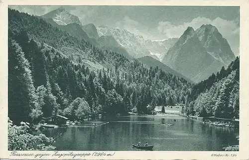 Garmisch Riessersee Zugspitzgruppe gl1942 128.020