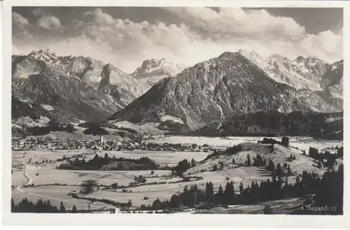 Oberstdorf/Allg. in seiner Landschaft ngl B7193