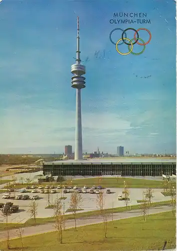 München-Oberwiesenfeld Olympia-Turm gl1968 124.077