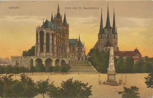 Erfurt Dom und St. Severikirche gl1926 125.184