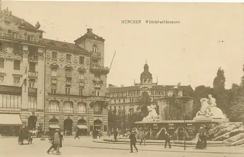 München Wittelsbacher Brunnen gl1918 124.054