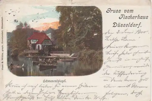 Düsseldorf Fischerhaus Schwanenspiegel gl1900 98.568