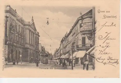 Düsseldorf Tonhalle mit Schadowstraße gl1900 98.578