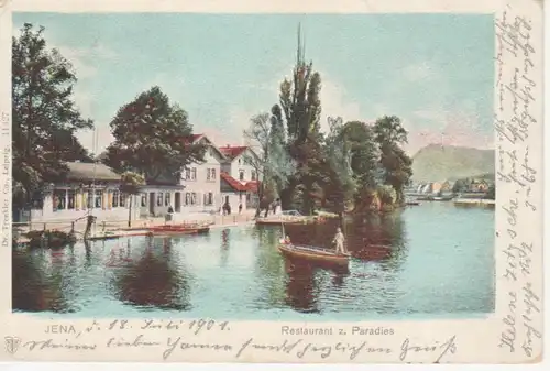 Jena Restaurant zum Paradies gl1901 96.472