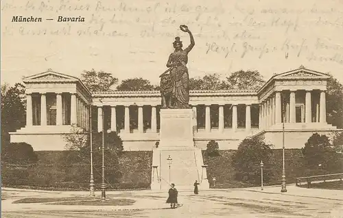 München Bavaria mit Ruhmeshalle gl1921 124.014