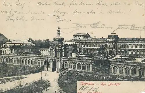 Dresden Kgl. Zwinger gl1906 127.387