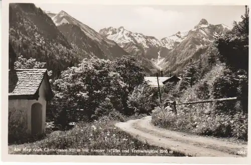 Weg >Christlessee Kratzer Trettachspitze ngl B7187