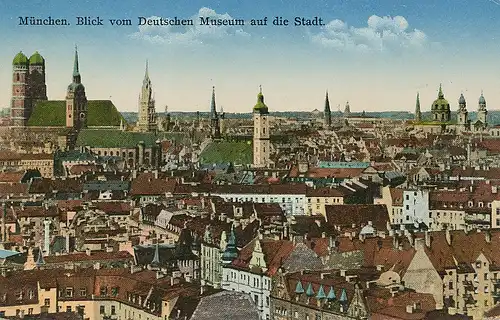 München Blick vom Deutschen Museum ngl 125.540