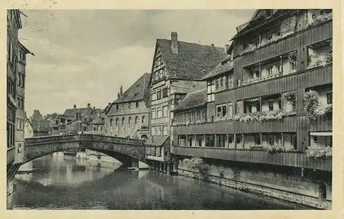 Nürnberg Partie an der Fleischbrücke gl1937 124.529