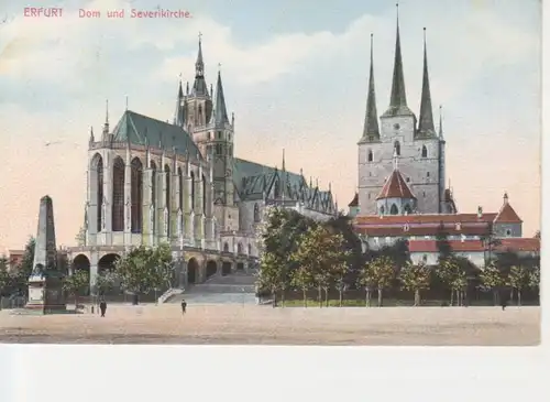 Erfurt Dom und St. Severikirche gl1910 95.918