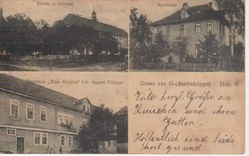 Großenbehringen Gasthaus Apotheke glca.1910 95.951