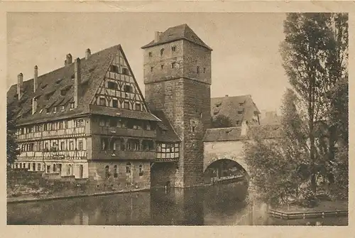 Nürnberg Partie am Henkersteg gl1920 124.500