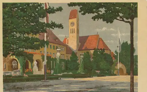 München-Schwabing Krankenhaus feldpgl1918 124.146