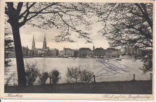 Hamburg Blick auf den Jungfernstieg ngl 201.670