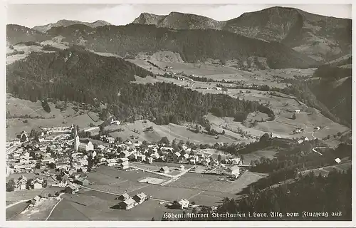 Oberstaufen Panorama vom Flugzeug aus ngl 126.291