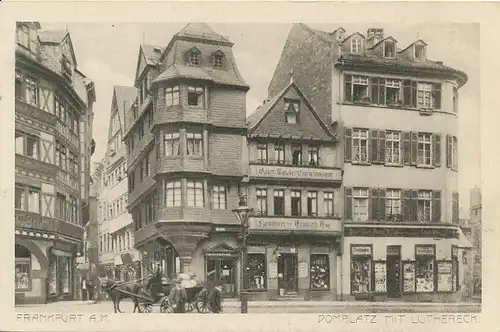 Frankfurt a.M. Domplatz mit Luthereck ngl 132.236