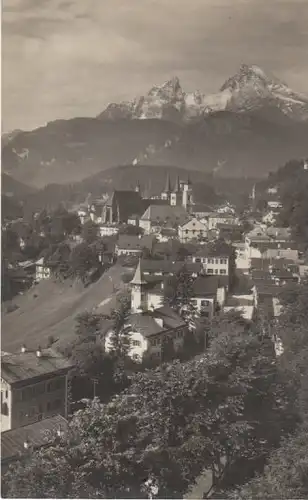 Berchtesgaden Teilansicht gegen Watzmann ngl B7259