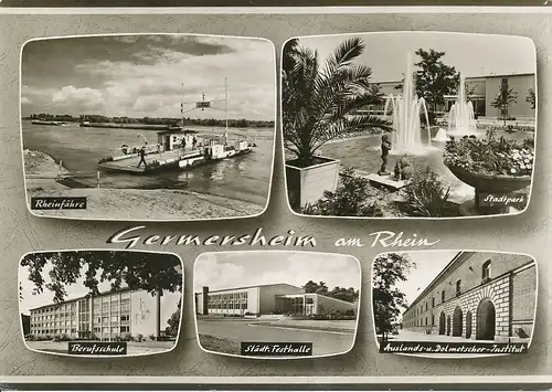 Germersheim a.Rh. Teilansichten gl1970 131.518