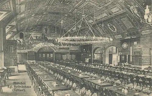 München Hofbräuhaus-Festsaal gl1914 124.172