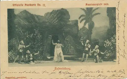 Oberammergau Passionsspiele 1900 No.12 gl1900 125.709