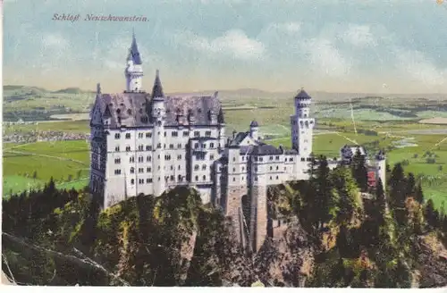 Hohenschwangau Schloß Neuschwanstein gl1925 B7318