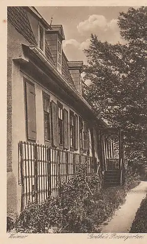 Weimar Goethe s Rosengarten ngl B9124