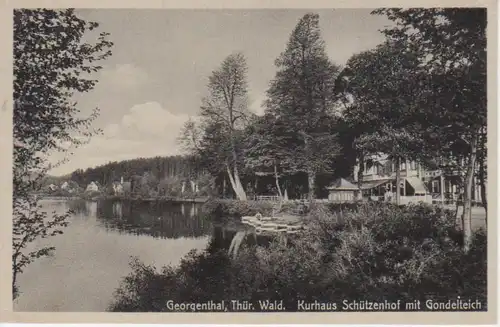 Georgenthal Kurhaus Schützenhof Teich gl1943 96.045