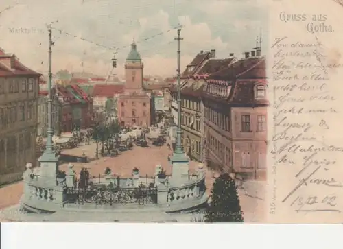 Gotha Marktplatz gl1902 96.082