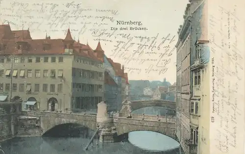 Nürnberg 3 Brücken gl1899 124.527