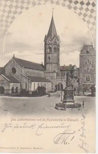 Eisenach Lutherdenkmal Nicolaikirche ngl 96.126