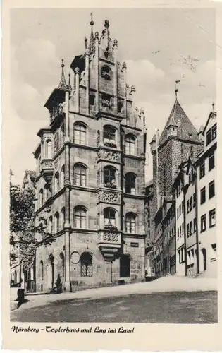 Nürnberg Toplerhaus und Luginsland gl1952 B7702