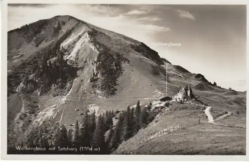 Wallberghaus mit Setzberg gl1935 B7355