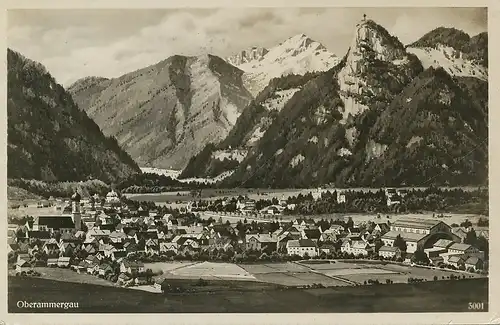 Oberammergau Gesamtansicht gl1934 125.660