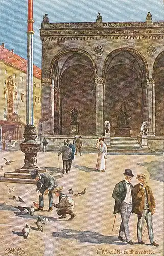 München Partie an der Feldherrnhalle ngl 123.995