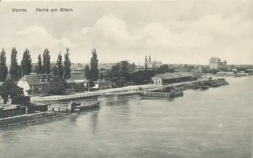 Worms - Partie am Rhein ngl 130.915