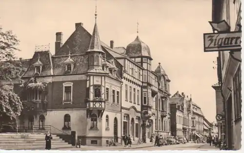 Dingelstädt (Eichsfeld) Straße m. Rathaus gl1962 96.025