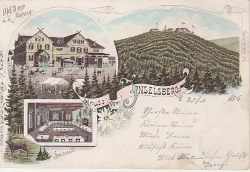 Gruß vom Inselsberg Gasthaus gl1896 96.199